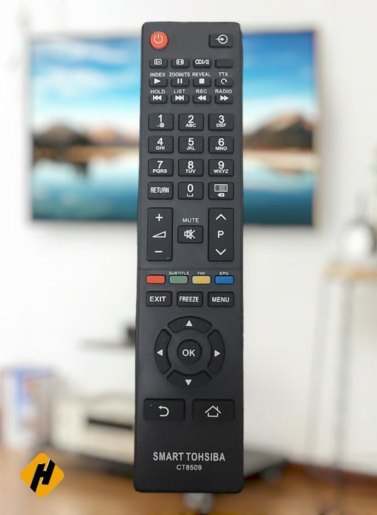 Toshiba TV Remote CT8509 | Replacement Remote Control For Toshiba TV LCD LED Black