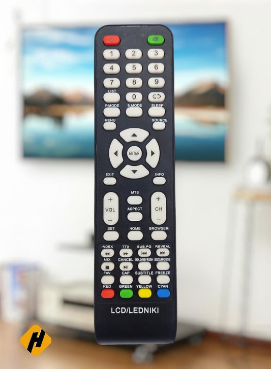 Nikai TV Remote | Replacement Remote Control For Nikai TV LCD LED Black