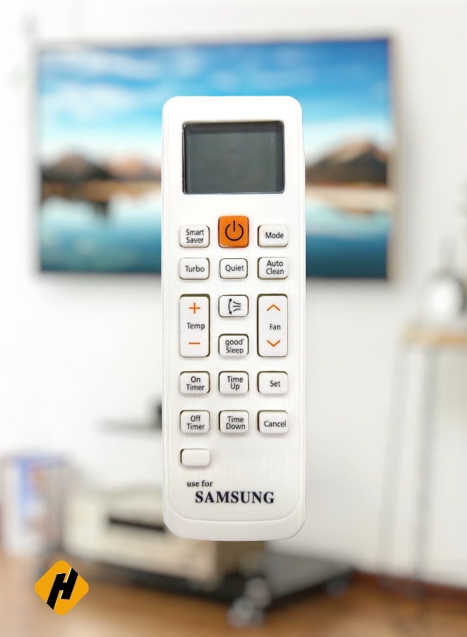 Replaced Samsung AC Remote | Replacement Remote Control For Samsung Air Conditioner - White