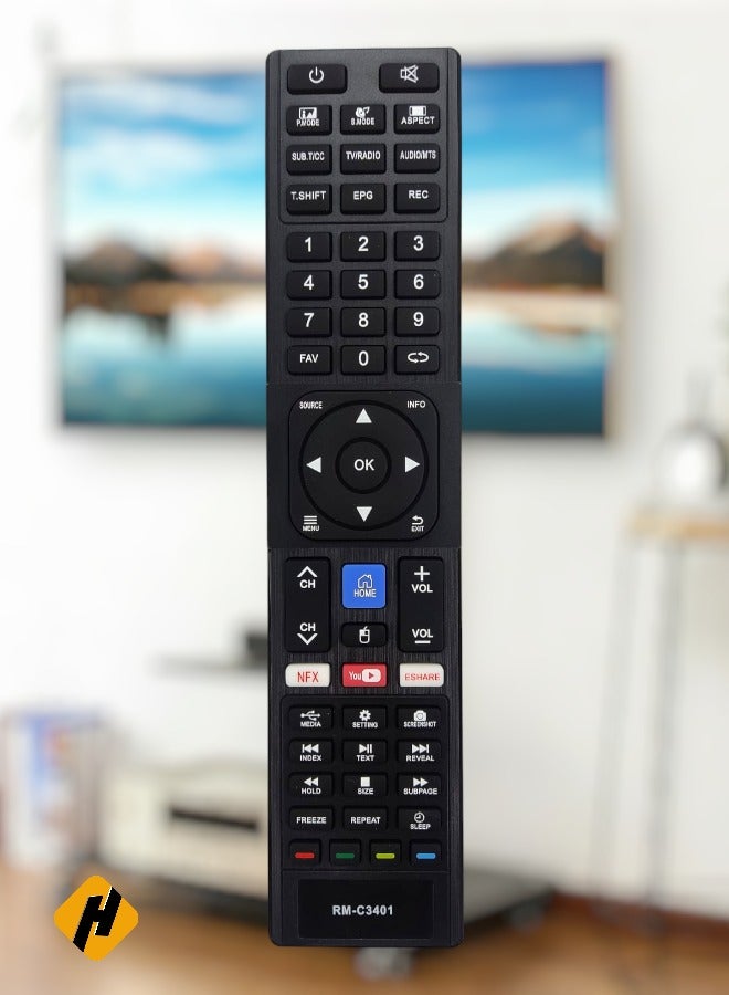 Replacement Remote Control For TV LCD LED